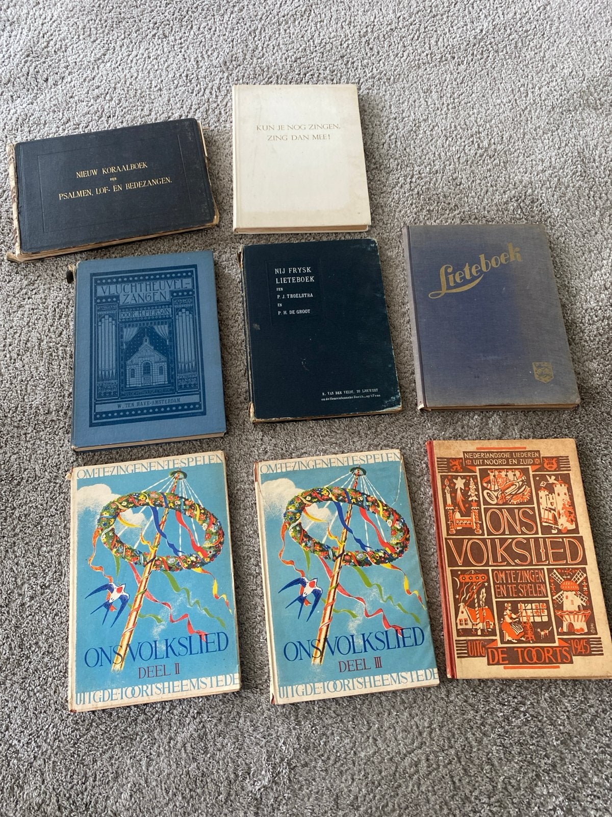 Collectie oude zangboeken en liedbundels, Boeken, Ophalen, Gelezen, Overige onderwerpen