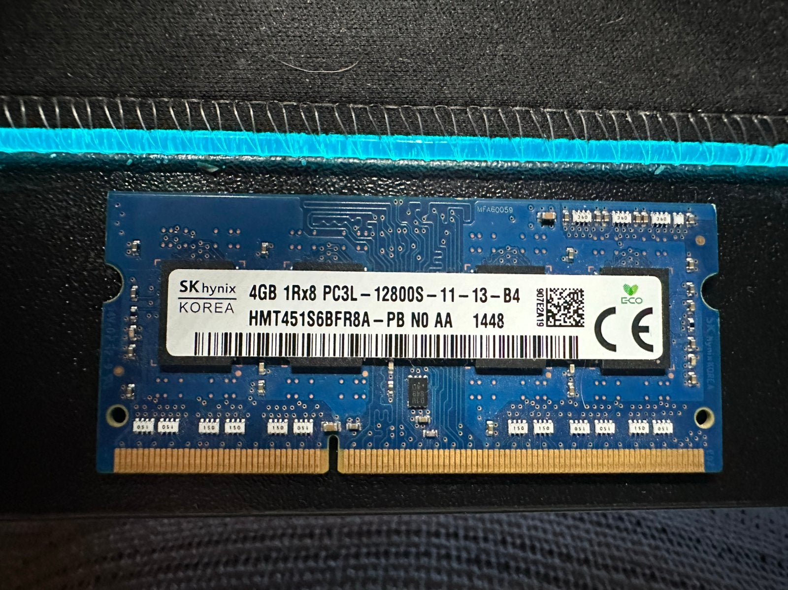SK Hynix 4GB DDR3L RAM PC3L-12800S, Computers en Software, DDR3, Ophalen of Verzenden, Zo goed als nieuw, Laptop
