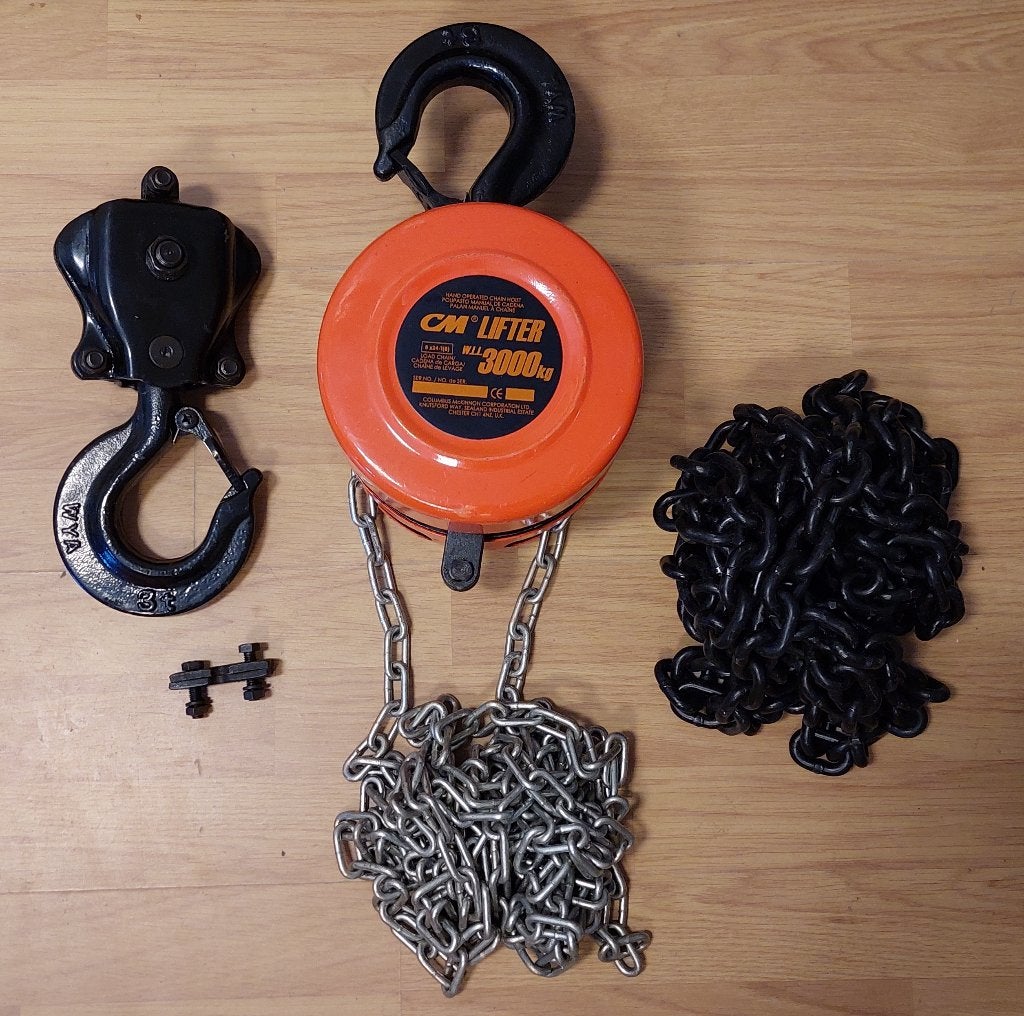 Kettingtakel 3 ton, Ophalen, Nieuw, Handmatig
