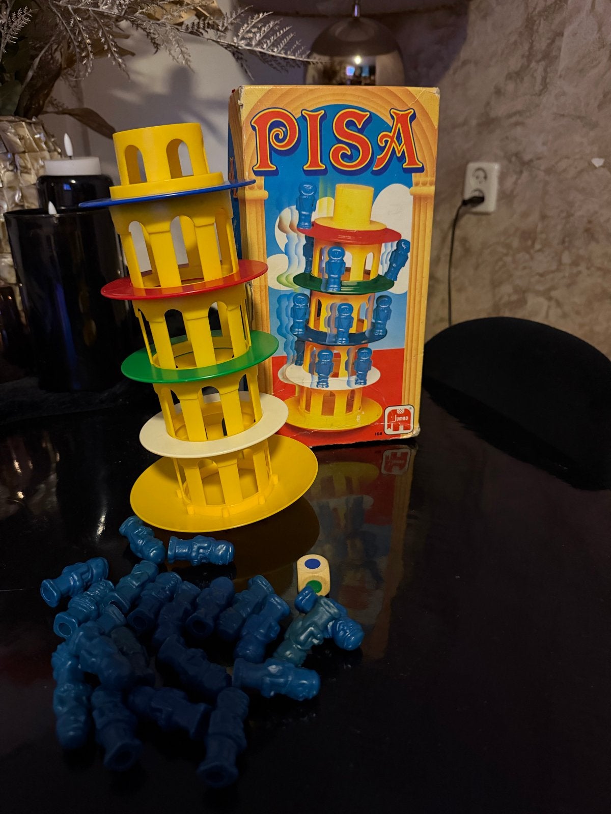 Toren van Pisa spel - Klassiek balansspel, Drie of vier spelers, Ophalen of Verzenden, Gebruikt