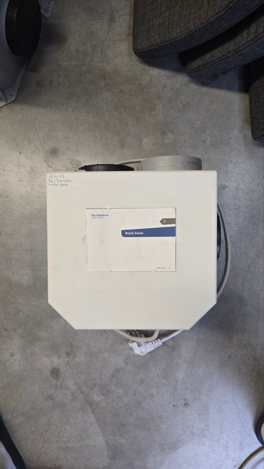 itho daalderop mv box 2023 perilex, Ophalen, Zo goed als nieuw, Afzuiger