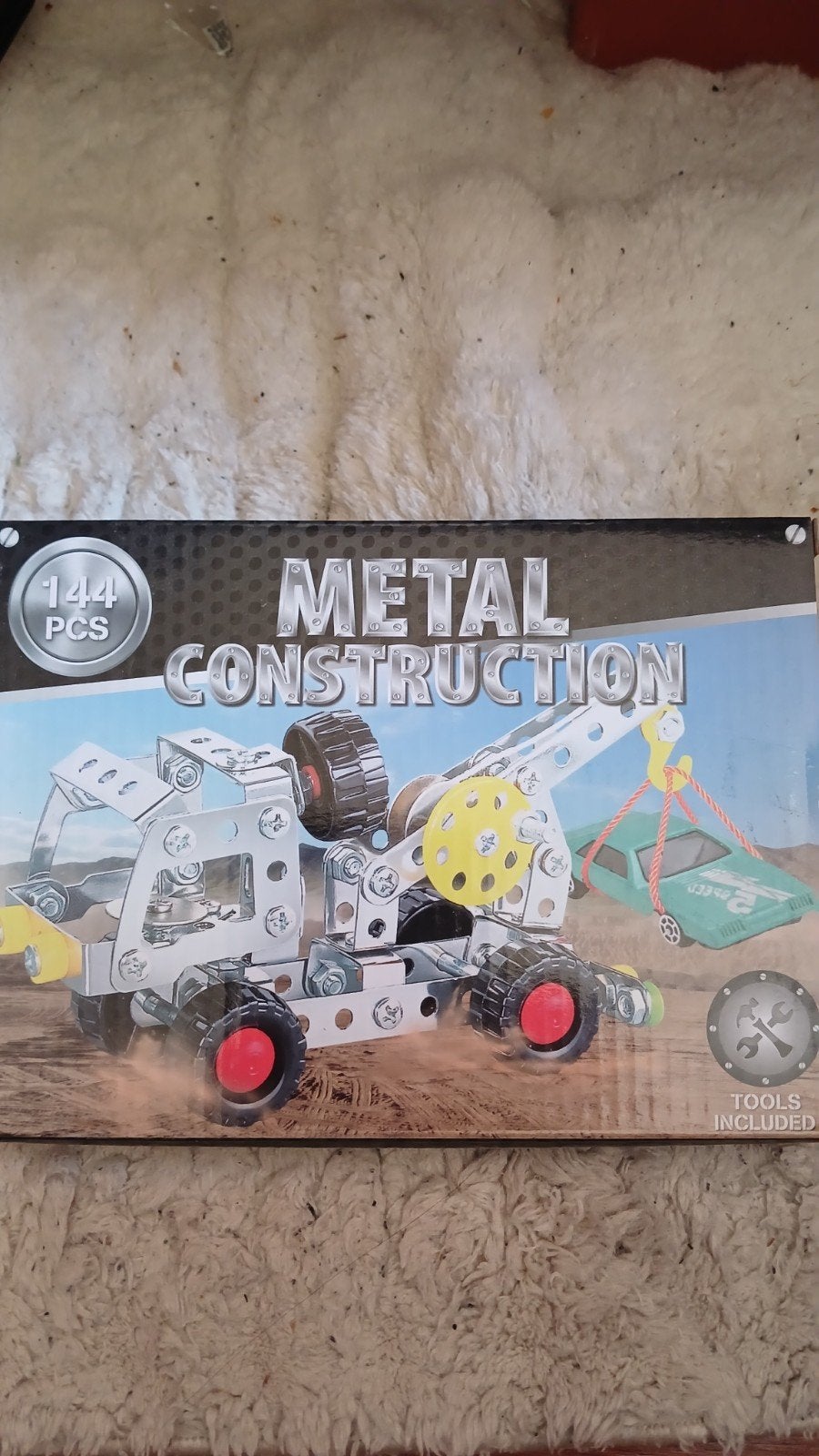 Metalen Bouwpakket Takelwagen (144-delig) – speelgoed, Ophalen of Verzenden, Nieuw, Auto's
