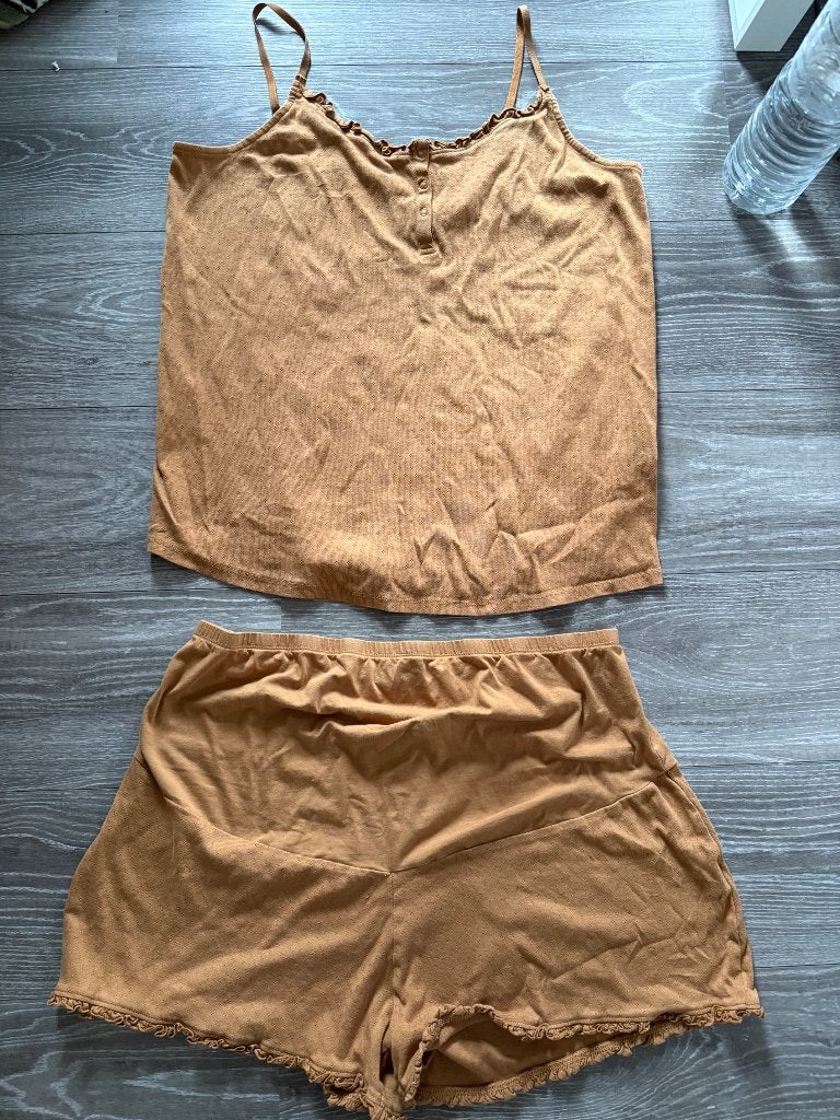Zwangerschap post partum pyjama, Kleding | Dames, Kiabi, Ophalen of Verzenden, Zo goed als nieuw, Maat 46/48 (XL) of groter