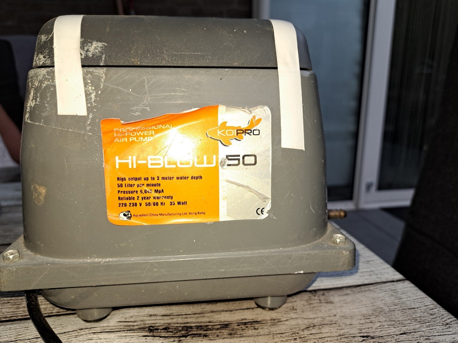 zware zuurstof pmp koi vijver, Ophalen, Zo goed als nieuw