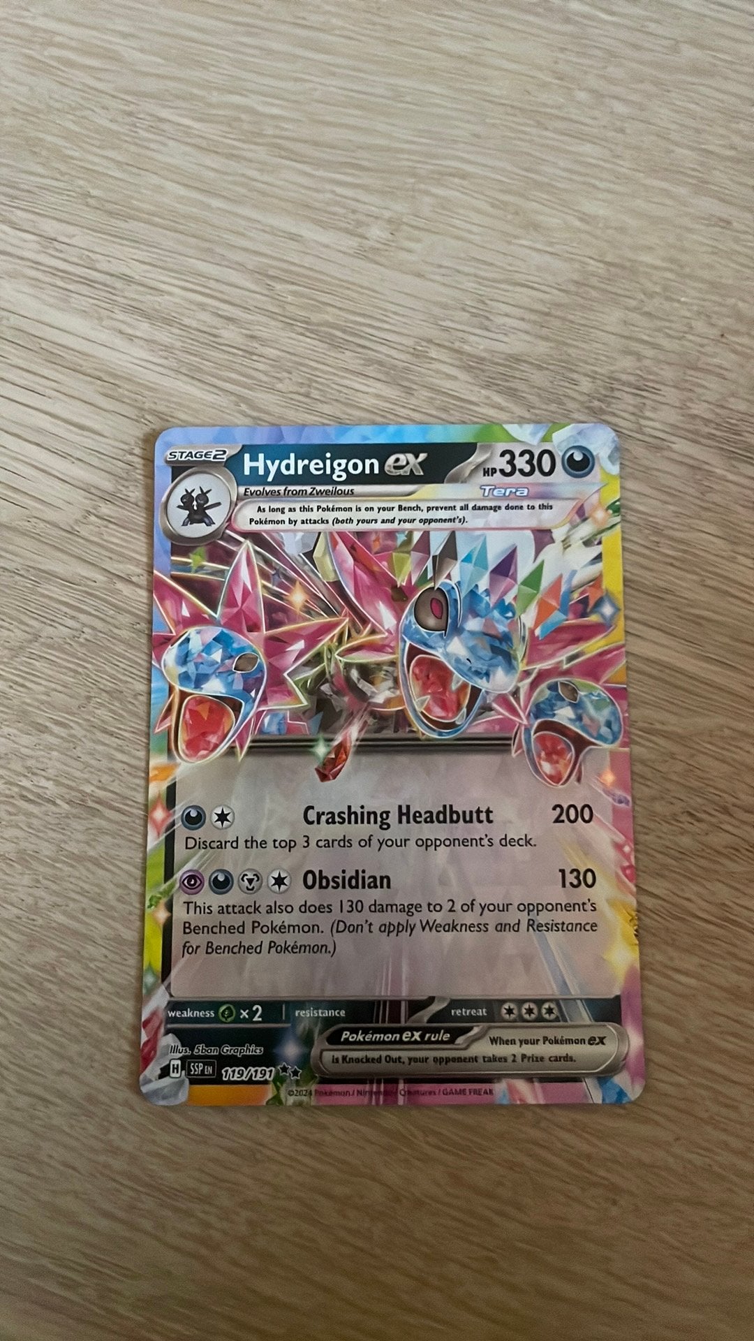 Hydreigon EX, Ophalen of Verzenden, Nieuw, Losse kaart