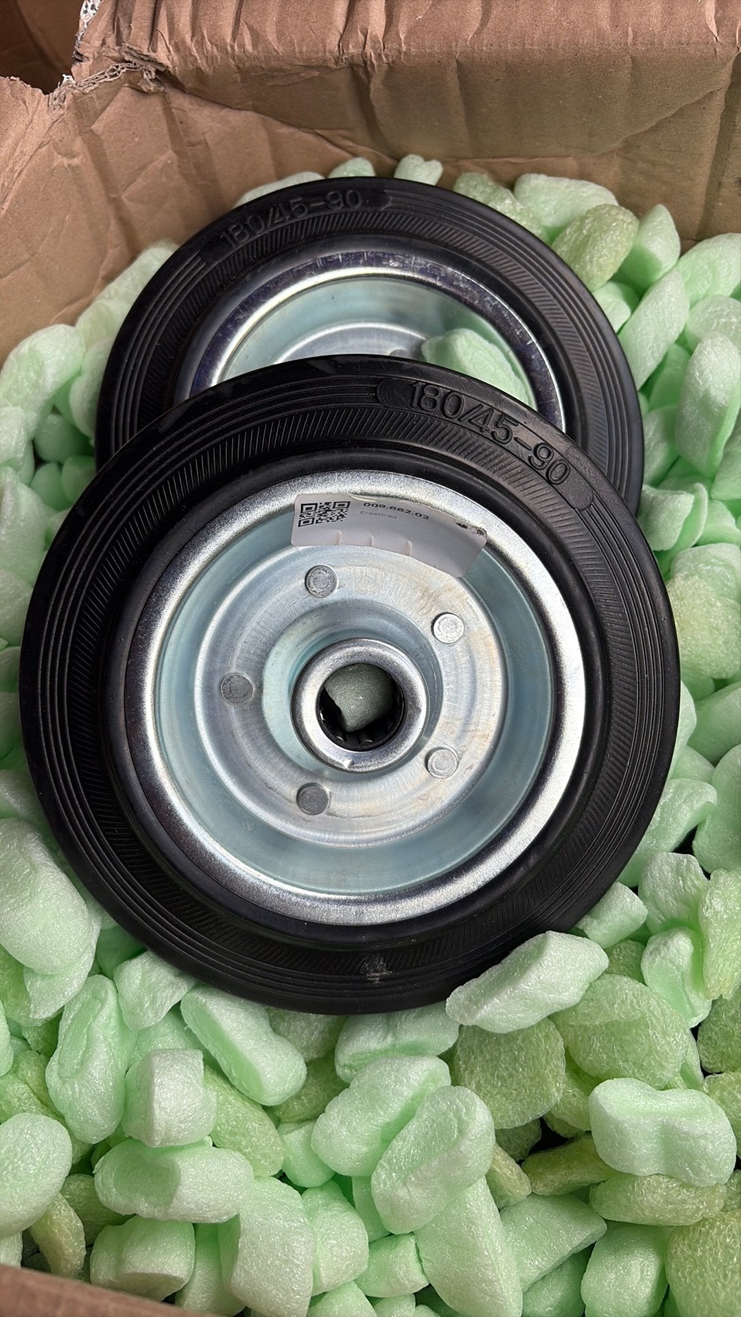 Rubber wielen, Ophalen of Verzenden, Zo goed als nieuw