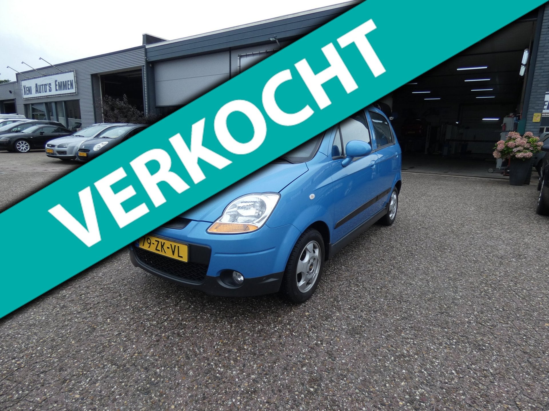 Chevrolet Matiz 0.8 Style|VERKOCHT!|Automaat|5 Deurs|Airco|N, Gebruikt, Blauw, Origineel Nederlands, Bedrijf