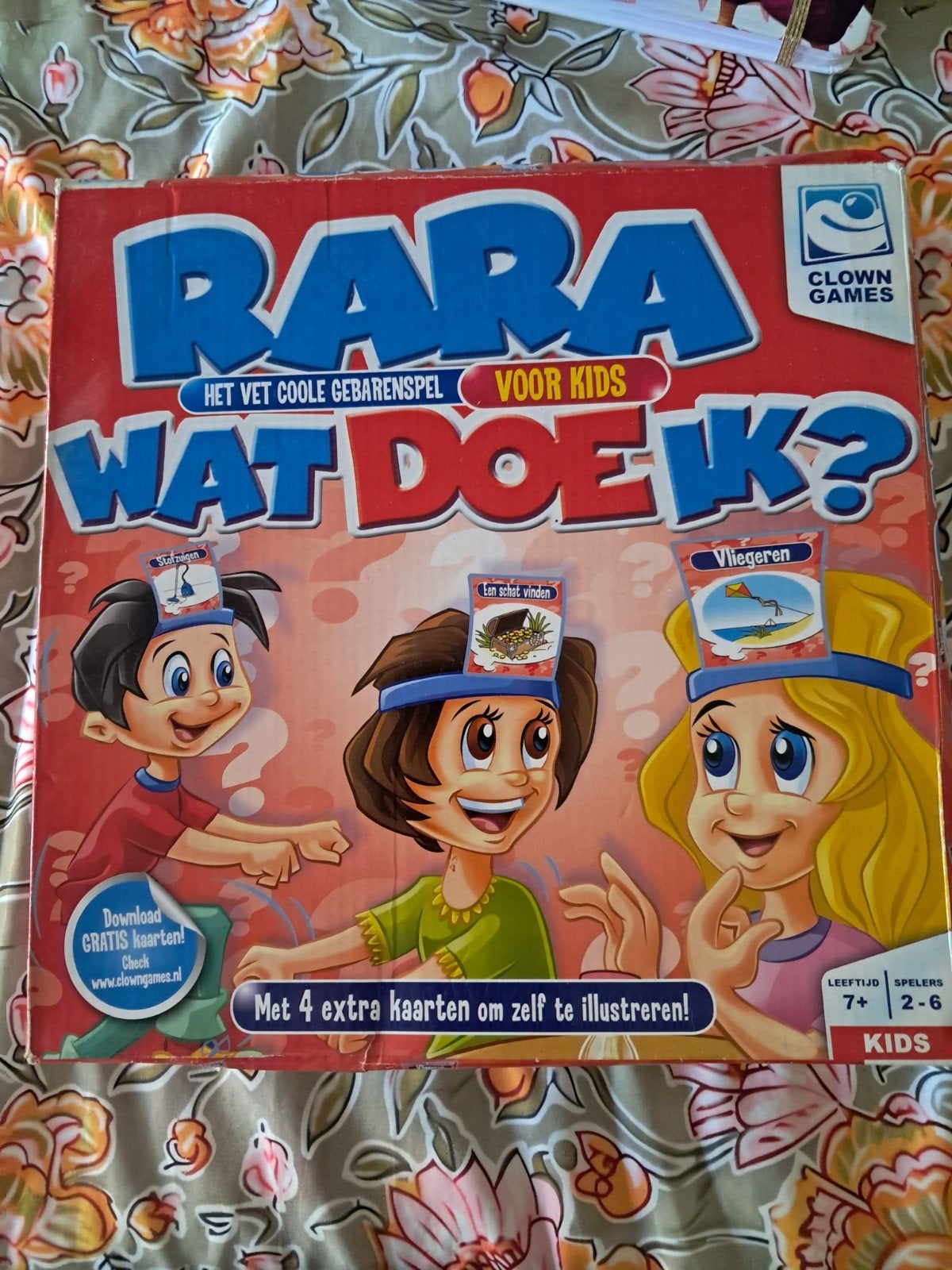 Ra Ra Wat Doe Ik? Het Vet Coole Gebarenspel (mist hoofdband, Clown Games, Gebruikt, Vijf spelers of meer, Ophalen of Verzenden