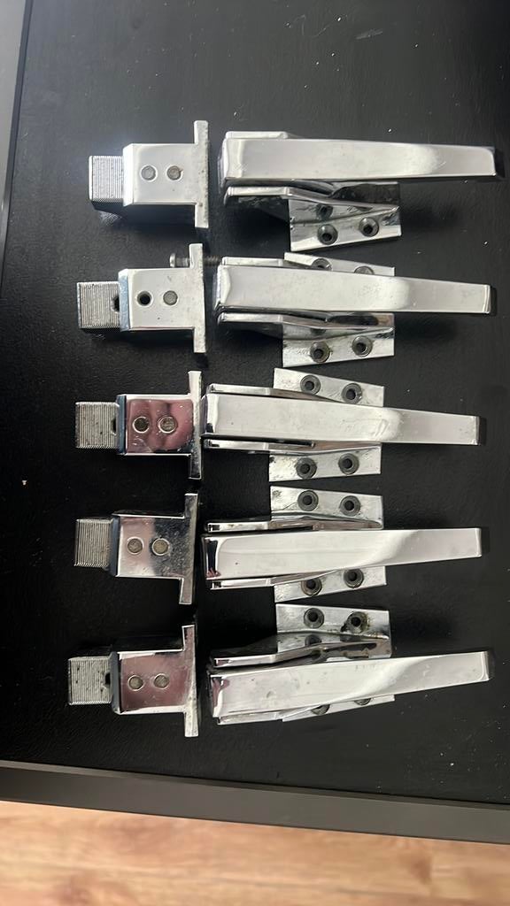 Set van 5 koelkastsluitingen/spansluitingen/werpsluitingen, Ophalen, Gebruikt