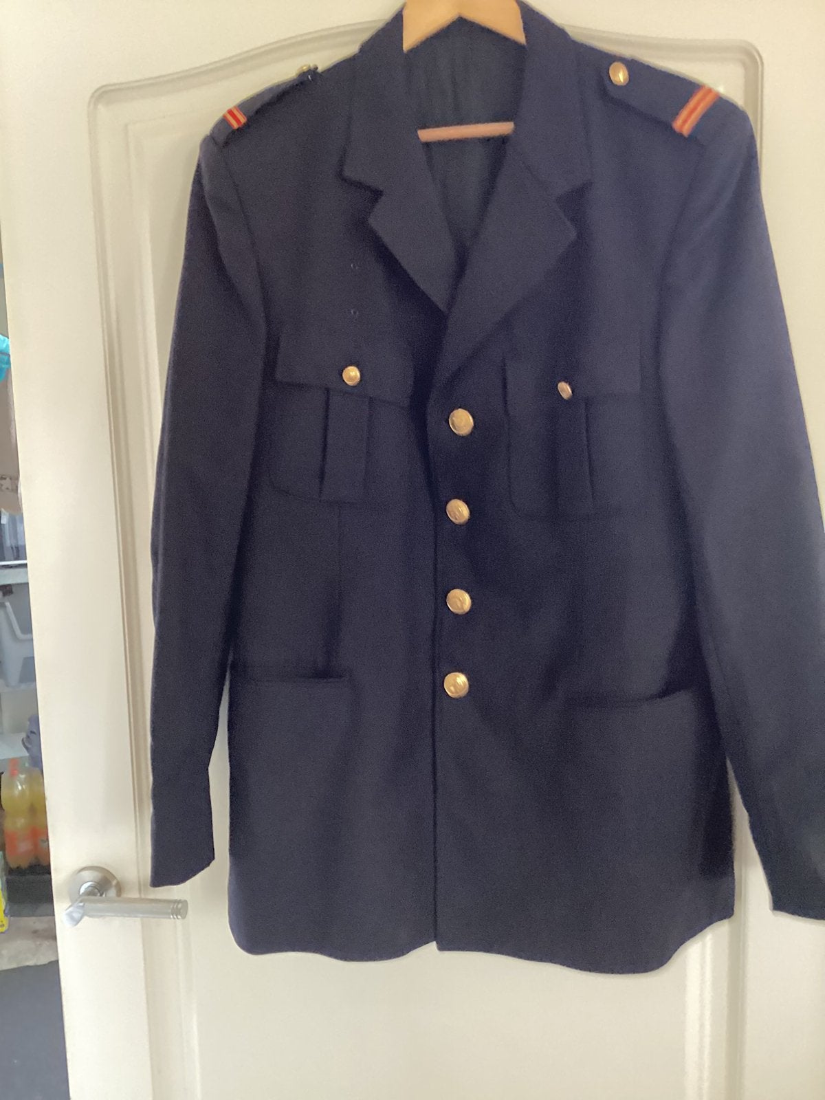 Vintage brandweer jas, Kleding | Heren, Ophalen of Verzenden, Gedragen, Maat 56/58 (XL)