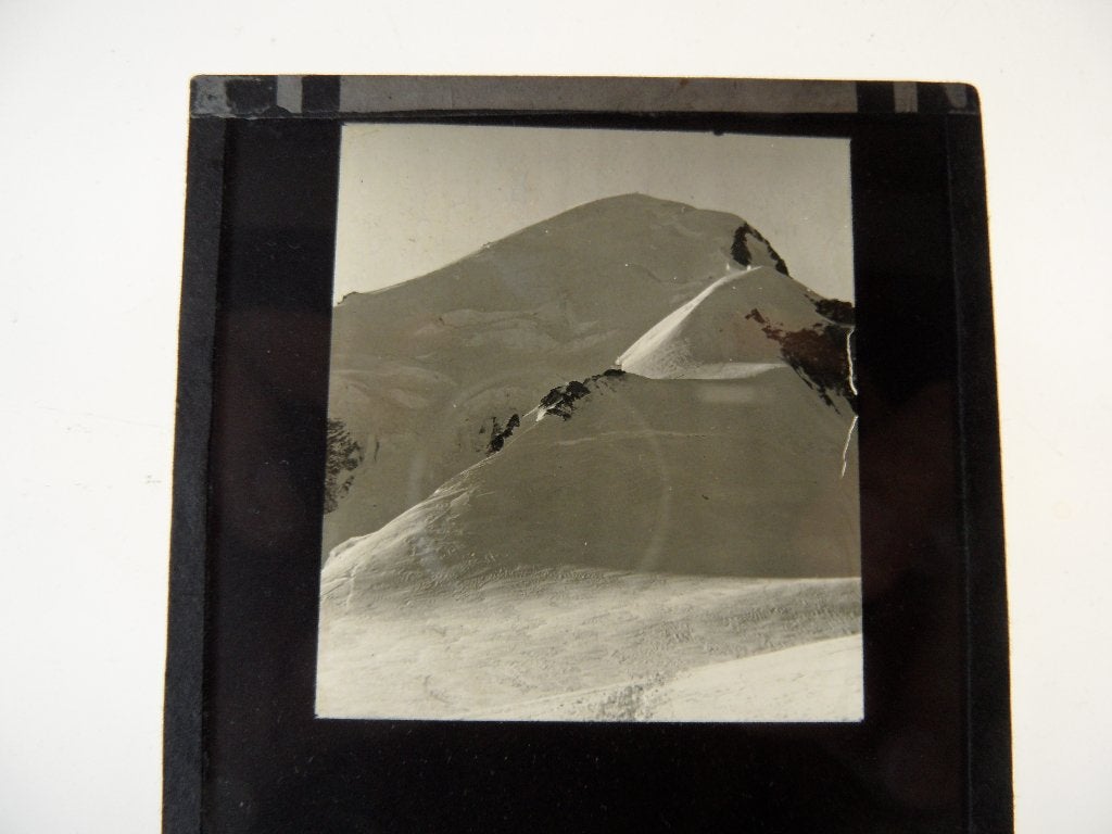 glasdia  breithorn vanaf kleine matterhorn, Verzamelen, Natuur, Foto, Ophalen of Verzenden, Zo goed als nieuw