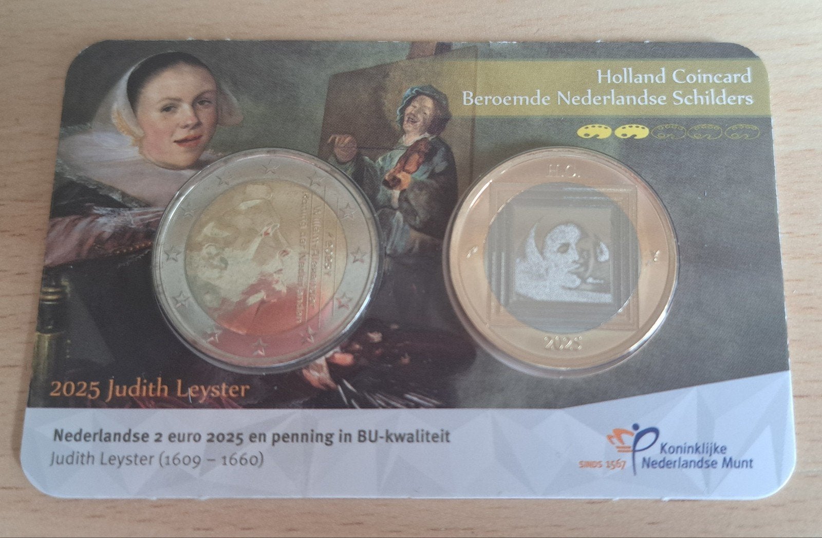 2025 Beroemde schilders Judith Leyster, Ophalen of Verzenden, Overige landen, 2 euro