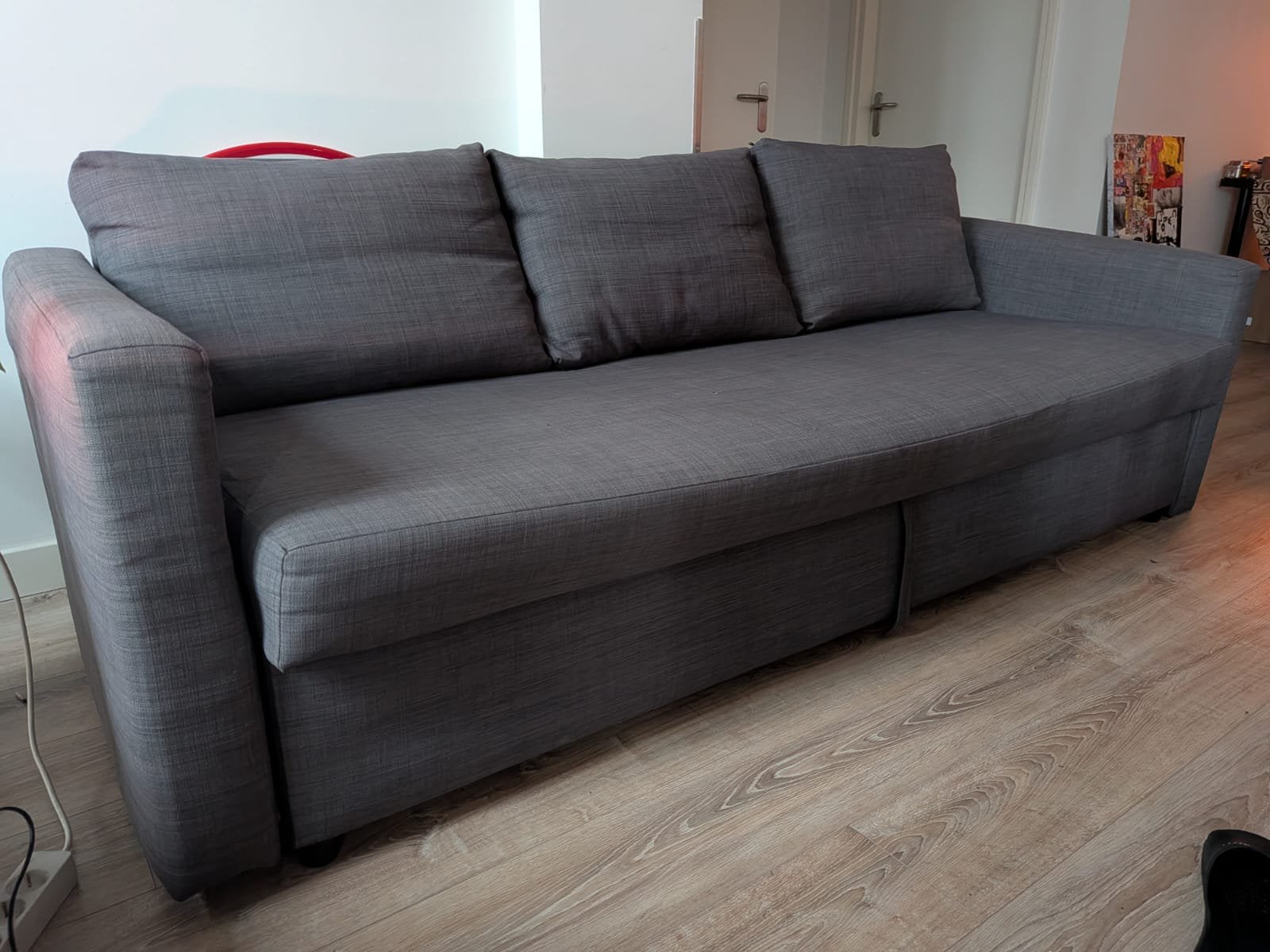 Ikea 3-zitsslaapbank, Ophalen, Gebruikt, Tweepersoons