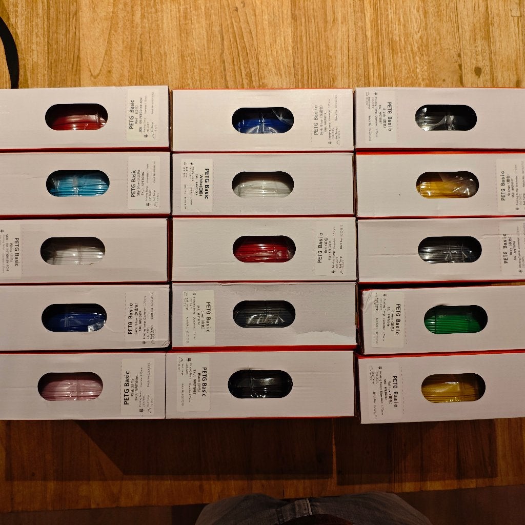 PETG Filament in meerdere gave kleuren! 1kg = 330m! Nieuw, Computers en Software, Ophalen of Verzenden, Nieuw, Filamentrollen