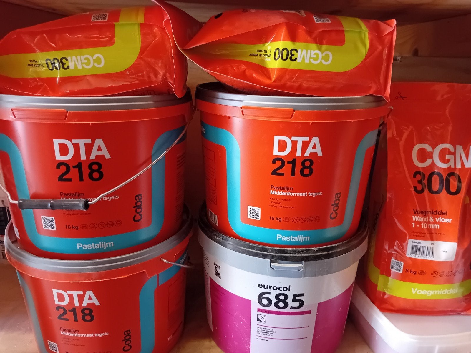 Tegellijm pasta, Doe-het-zelf en Verbouw, Tegels, Overige materialen, Wandtegels, Nieuw, Minder dan 20 cm
