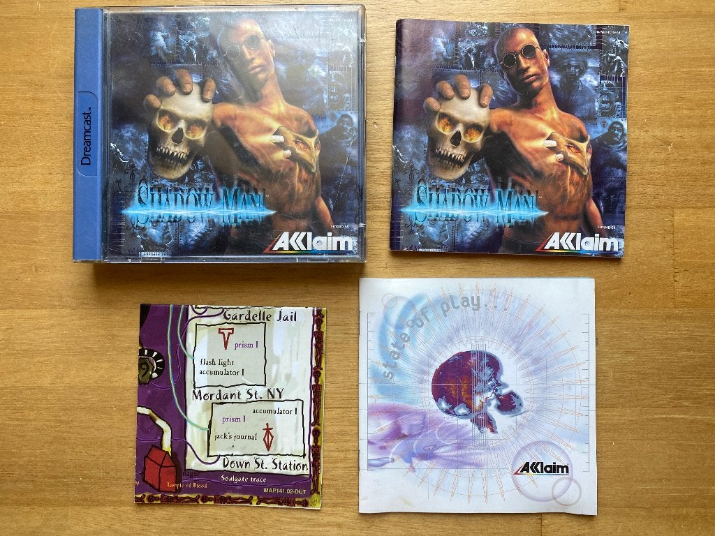 shadowman sega dreamcast, Spelcomputers en Games, 1 speler, Racen en Vliegen, Ophalen of Verzenden, Zo goed als nieuw