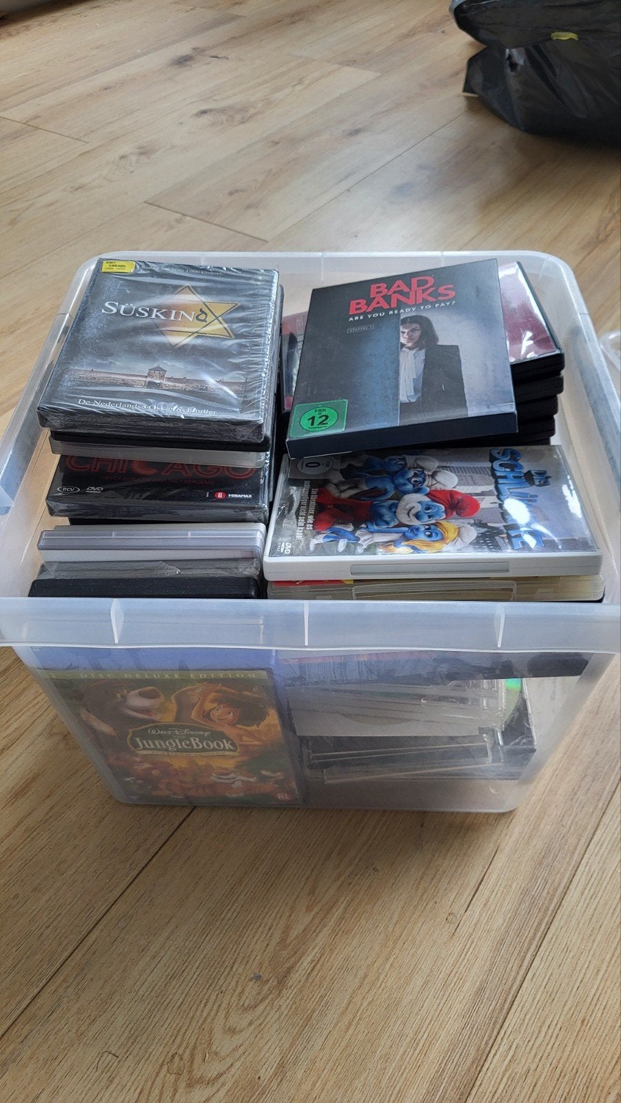 Doos vol DVD's: uit de jaren '90 tot 2010 - Verrassing!, Ophalen of Verzenden, Gebruikt, Duits