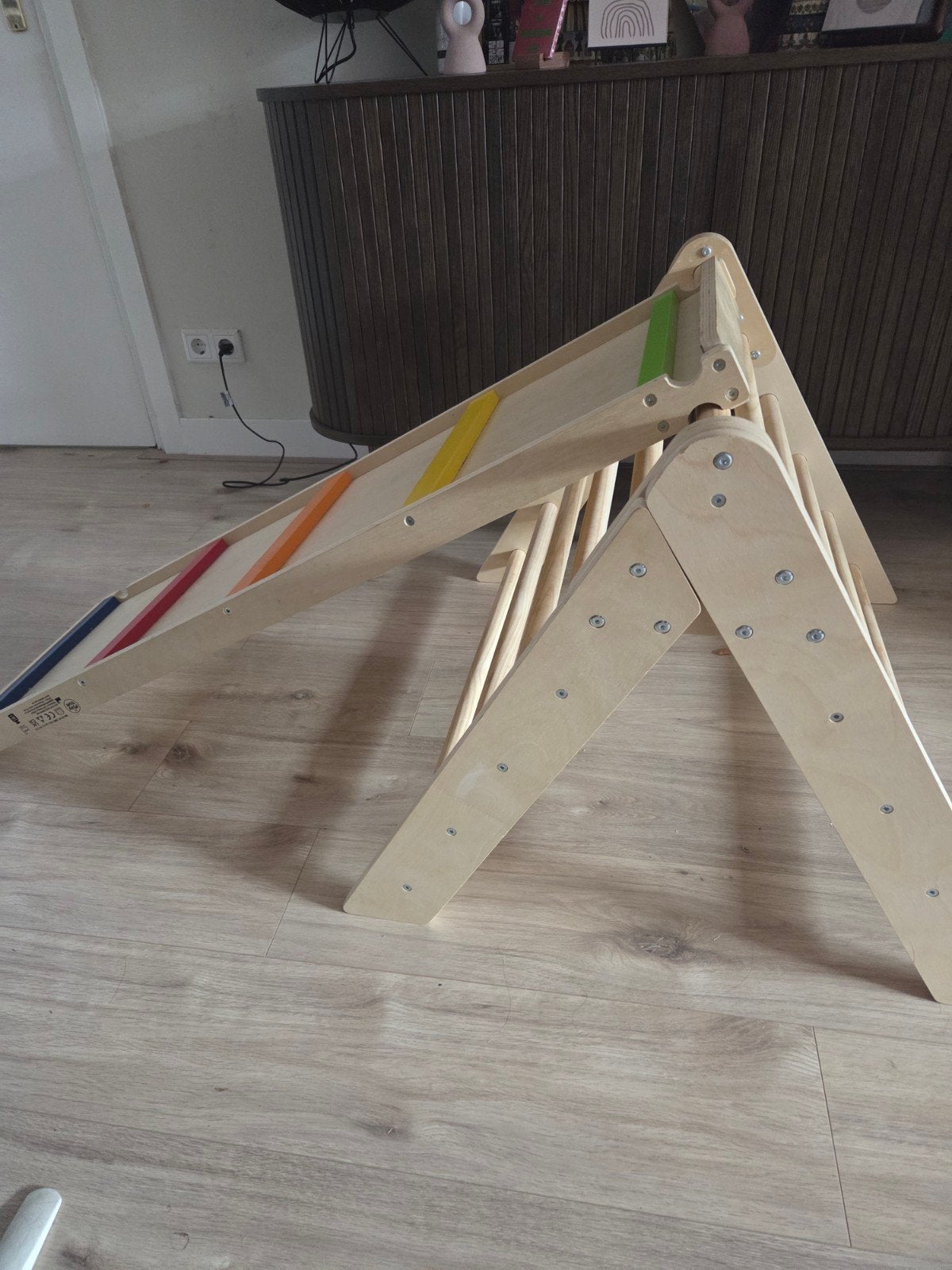 Speelrek, klimrek hout voor peuters, Kinderen en Baby's, Speelgoed | Houten speelgoed, Ophalen, Zo goed als nieuw