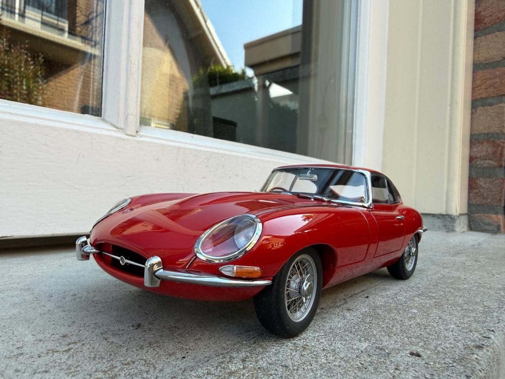 1:18 Jaguar E-Type Series 1 3.8 Coupe rood Autoart 73614, Aachen, Info@gatewayglobal.de, Auto, Autoart