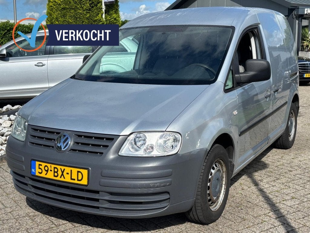 Volkswagen Caddy 1.9 TDI 105PK 2X Schuifdeur Trekhaak Youngt, Stof, Gebruikt, Volkswagen, Origineel Nederlands