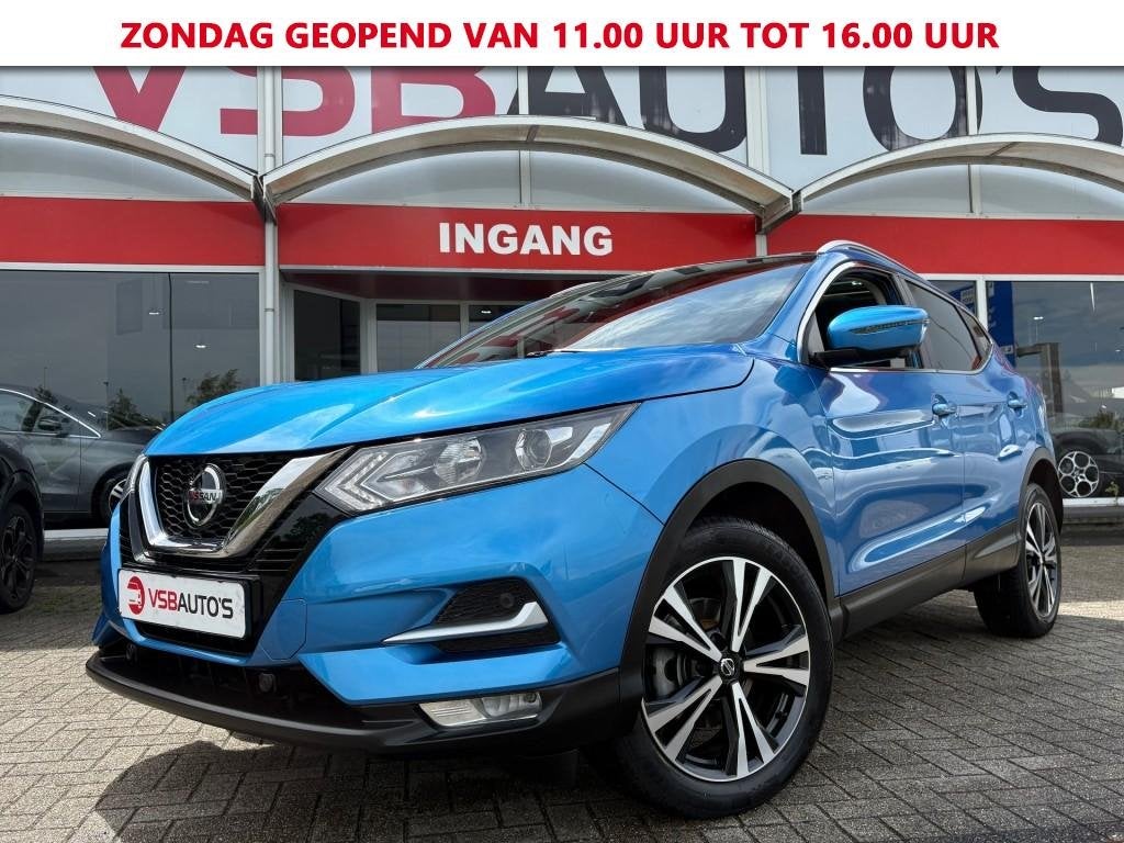 Nissan QASHQAI 1.3 DIG-T 160PK AUT. N-CONNECTA PANO-DAK NAVI, Auto's, Automaat, Gebruikt, 4 cilinders, Met garantie (alle)