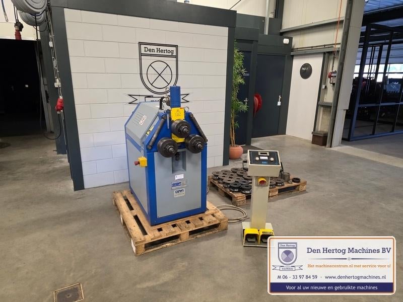 SAF DS60 HV profielwals kokerwals hydraulisch as 50mm 400V, Ophalen, Zo goed als nieuw