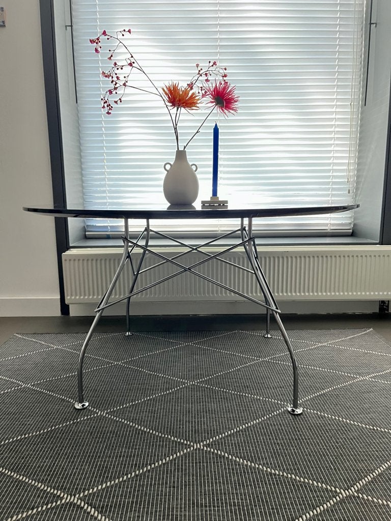 Eettafel | Vergadertafel | Kartell | Glossy | Ø130 cm, Ophalen, Kunststof, Rond, Zo goed als nieuw