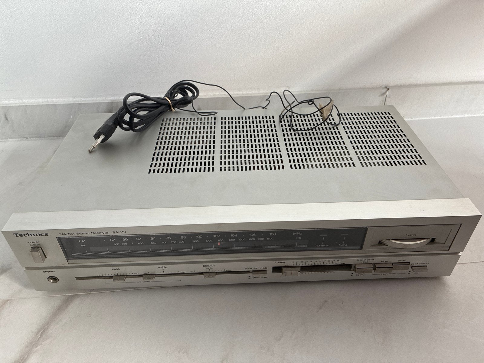 Technics SA-110 Stereo Receiver - Vintage Audio, Overige merken, Gebruikt, Ophalen of Verzenden, Minder dan 60 watt