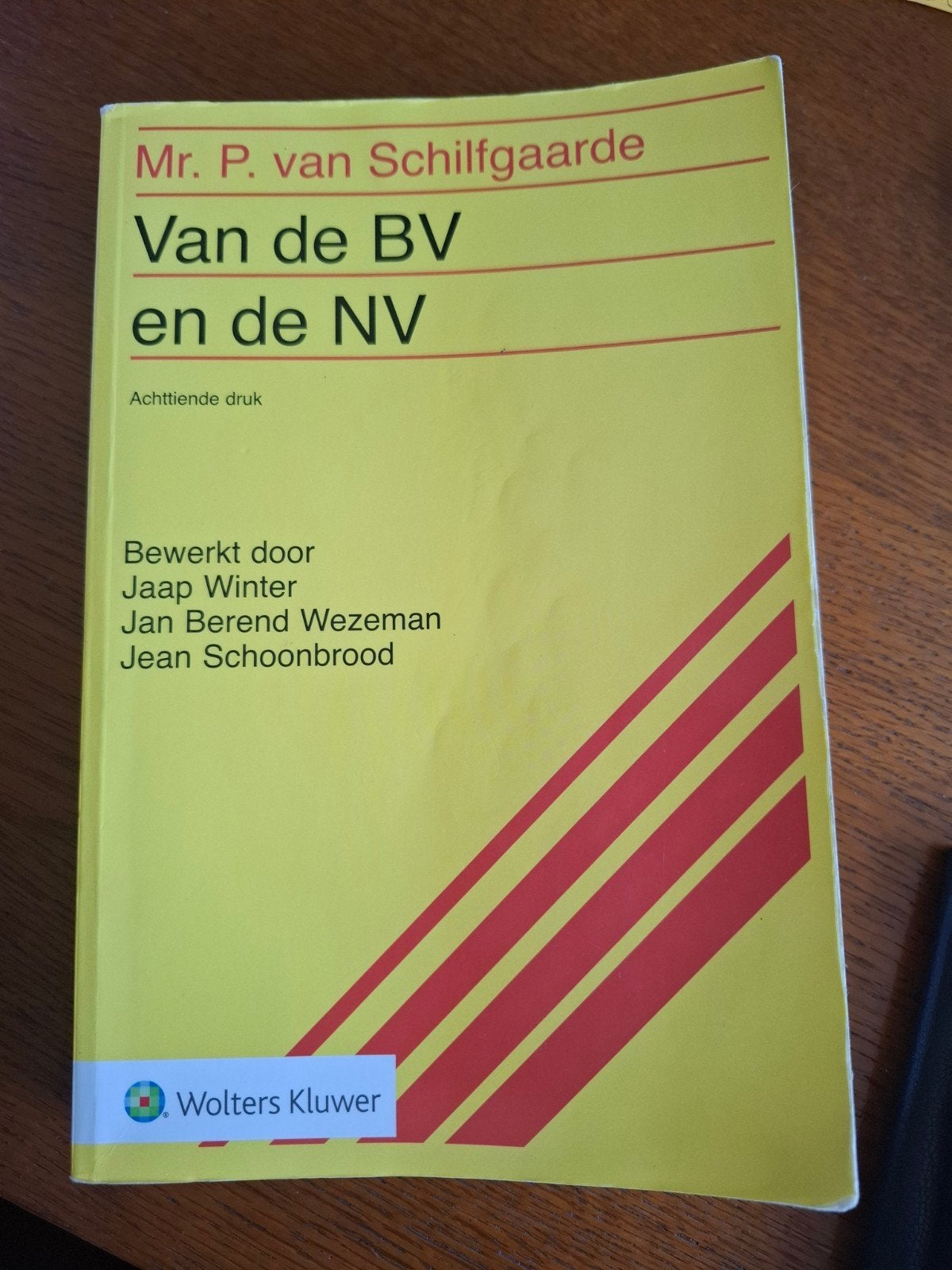 van de BV en de NV 18e druk, Ophalen of Verzenden, Zo goed als nieuw
