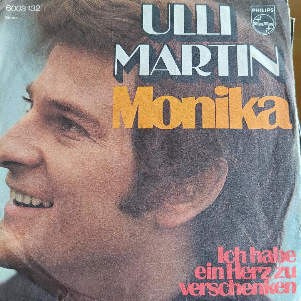 Ulli Martin - Monika / Ich habe ein Herz zu verschenken, Ophalen of Verzenden, 1970 - 1979, Gebruikt, 7 inch