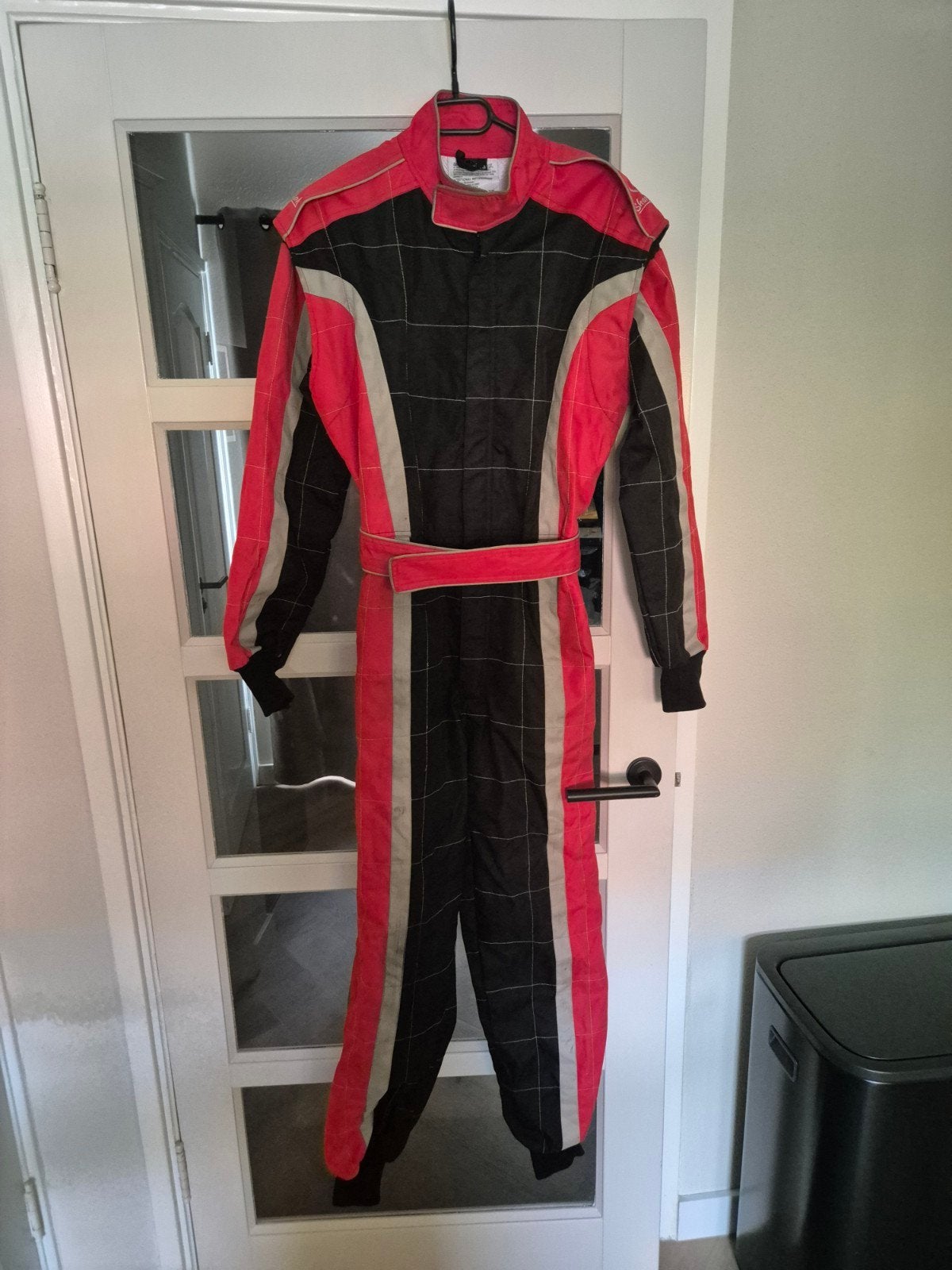 cordura race/kart pak incl schoenen, handschoenen en brace, Ophalen of Verzenden, Gebruikt, Kart