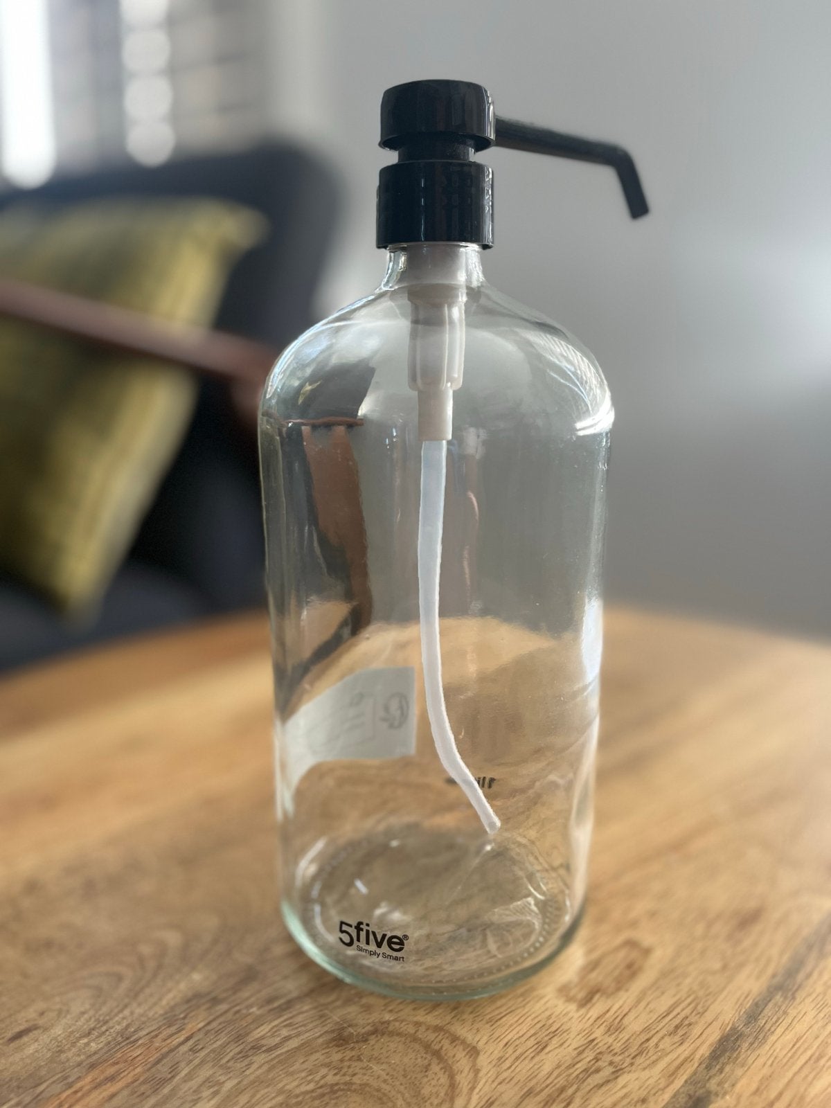 5five glazen dispenser 1 liter x2, Overige typen, Nieuw, Minder dan 25 cm, Minder dan 100 cm