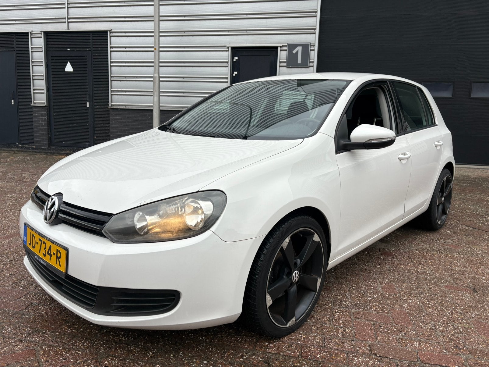 Volkswagen Golf 1.4 16V 59KW 5D 2009 Wit, Auto's, Voorwielaandrijving, Stof, Zwart, 4 cilinders