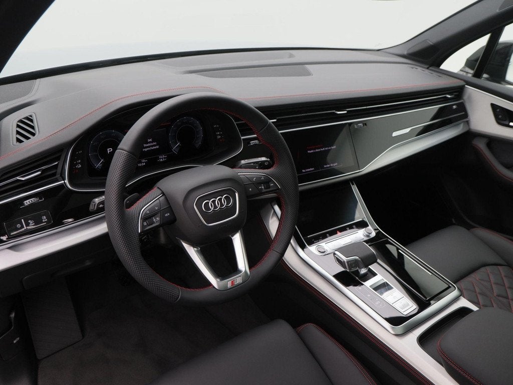 Audi Q7 Pro Line S 55 TFSI e | 394 PK | Valcona Leder | Matr, Auto's, Audi, Automaat, 2800 kg, 26 kWh, Bedrijf