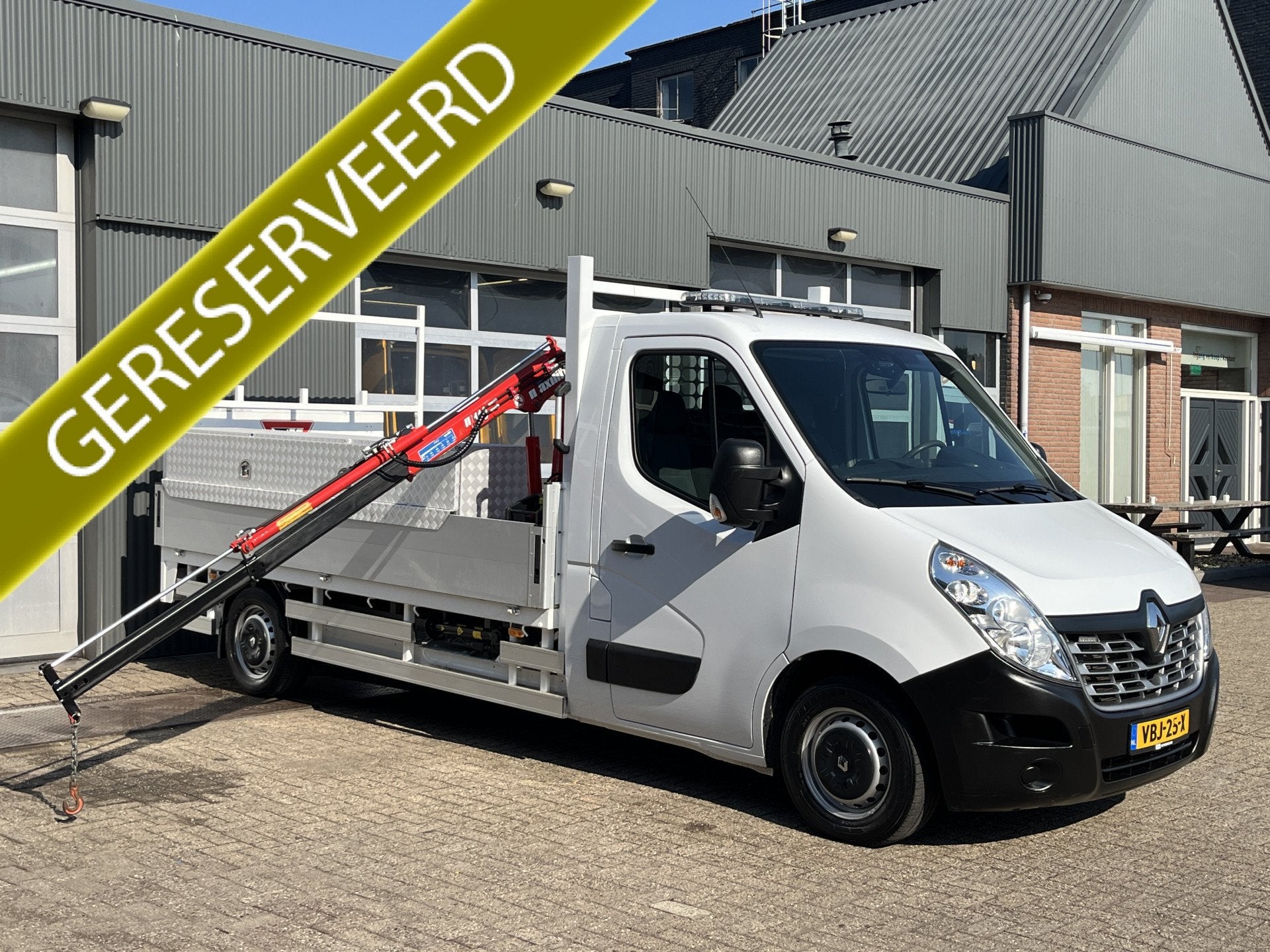 Renault Master T35 2.3 dCi L3 Energy Maxilift Laadkraan Trek, Voorwielaandrijving, 145 pk, Stof, Gebruikt