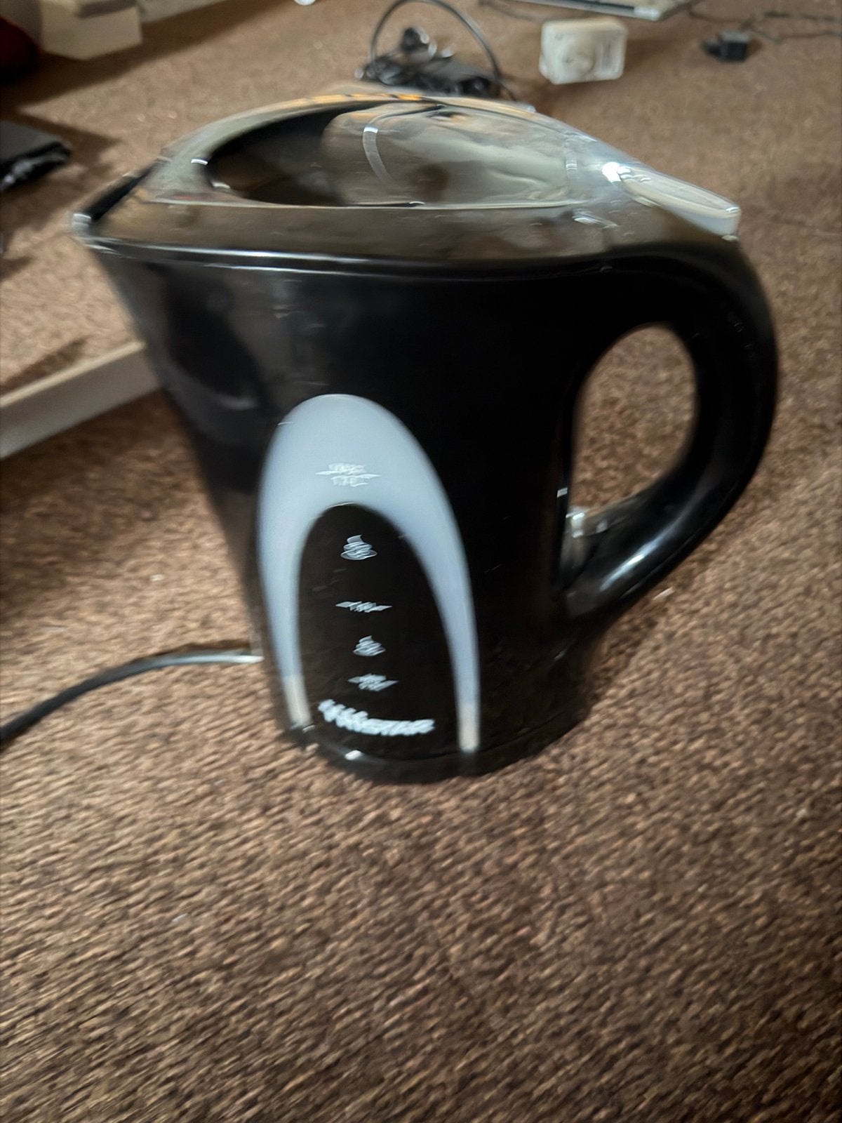 Tristar Waterkoker Zwart - 1.7L, 1 tot 2 liter, Ophalen of Verzenden, Gebruikt