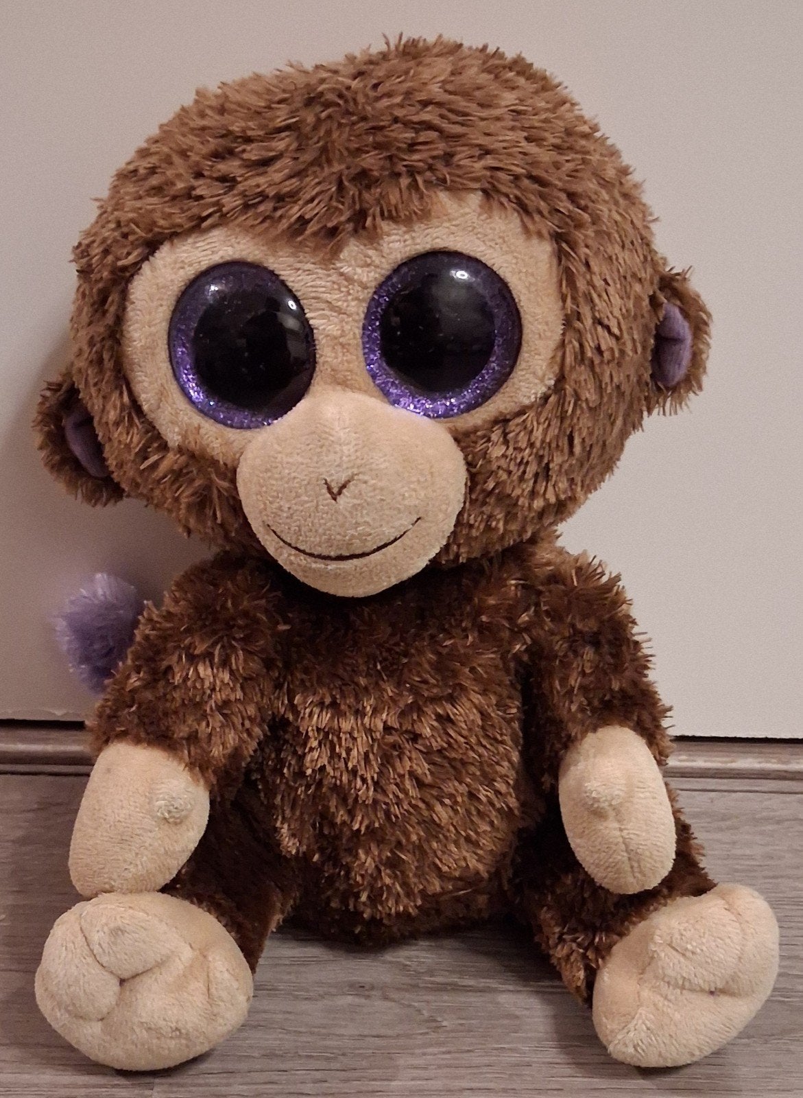 ty beanie boo aap Coconut 24 cm, Overige karakters, Ophalen of Verzenden, Zo goed als nieuw, Middelgroot (20 tot 80 cm)