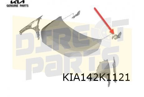 Kia EV4 (10/25-) motorkapscharnier Links Origineel! 66910SZ0