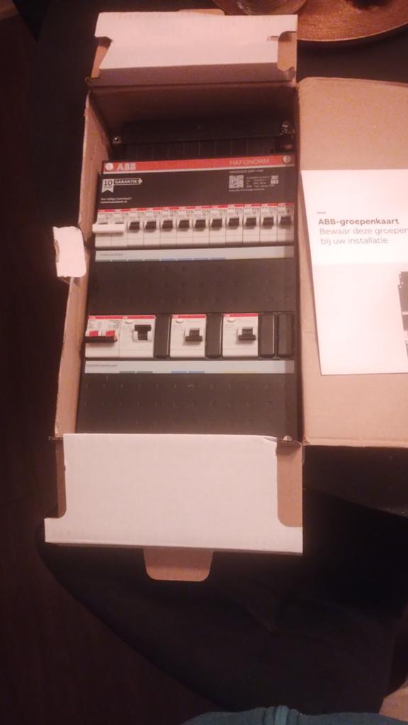 Abb groepenkast nieuw in doos bieden, Ophalen of Verzenden, Nieuw, Overige aantallen, Overige merken