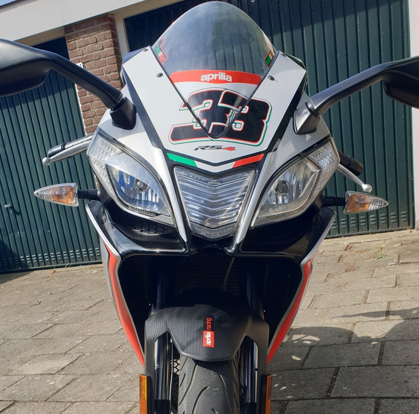 Aprilia RS4 50 Marco Melandri 33 SBK replica schakelbrommer, Ophalen, Gebruikt, Benzine, Overige modellen