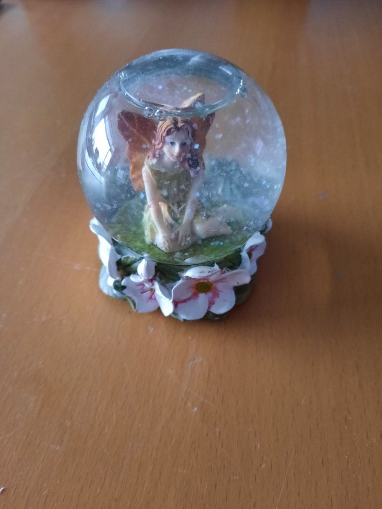sneeuwbol engel, Ophalen of Verzenden, Zo goed als nieuw, Religie
