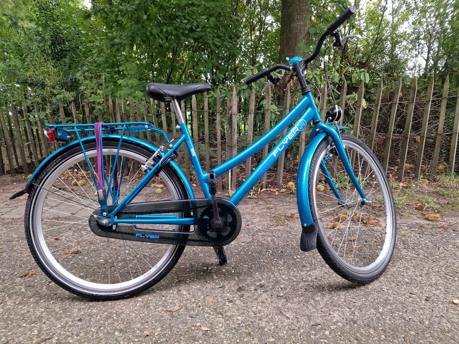 Flyer damesfiets - Goede staat, Overige merken, Gebruikt, Velgrem, Versnellingen