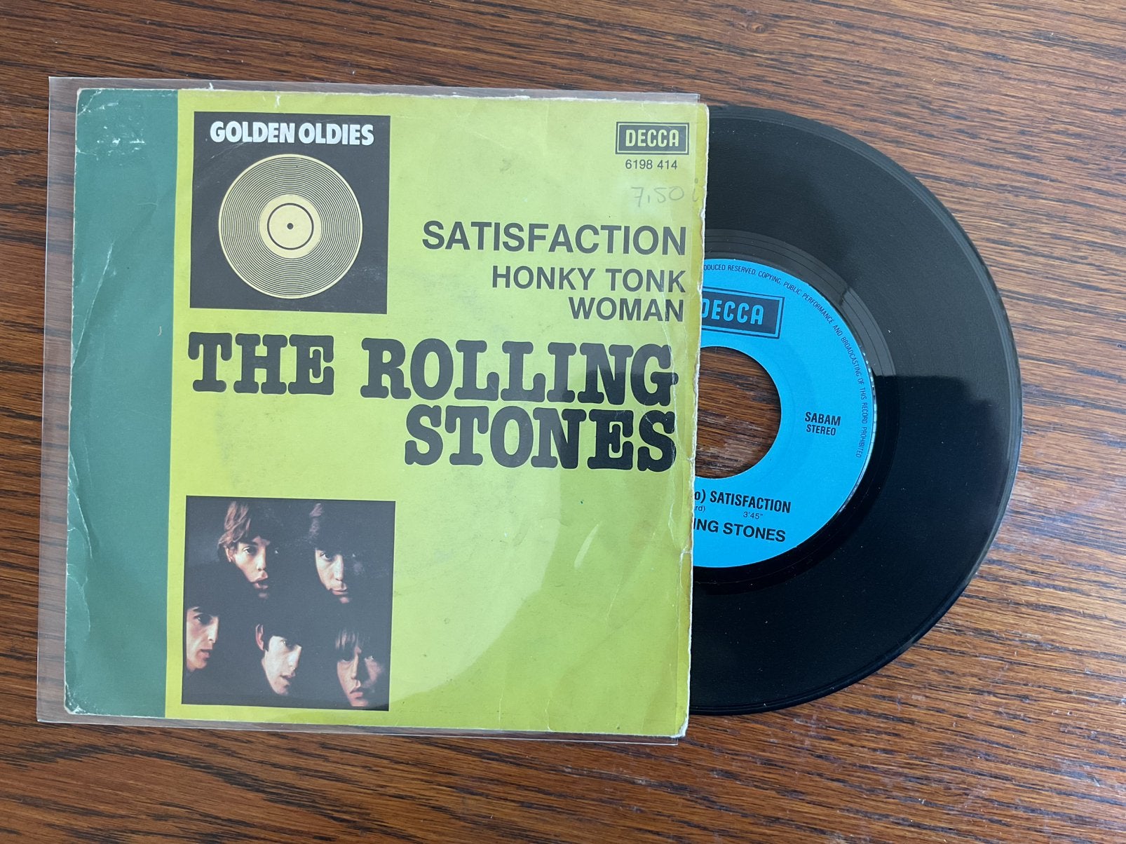 The Rolling Stones. Satisfaction, Ophalen of Verzenden, Zo goed als nieuw, Pop