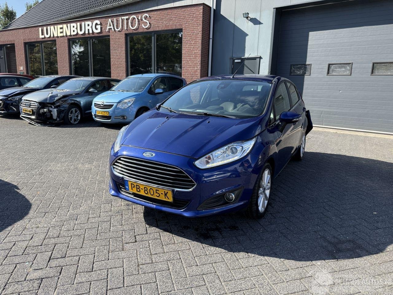 Ford Fiesta 1.0 EcoBoost Titanium Hatchback 5-dr. (bj 2017), Blauw, Handgeschakeld, Henry-Ford-Straße  1 ,50735, Köln, Deutschland