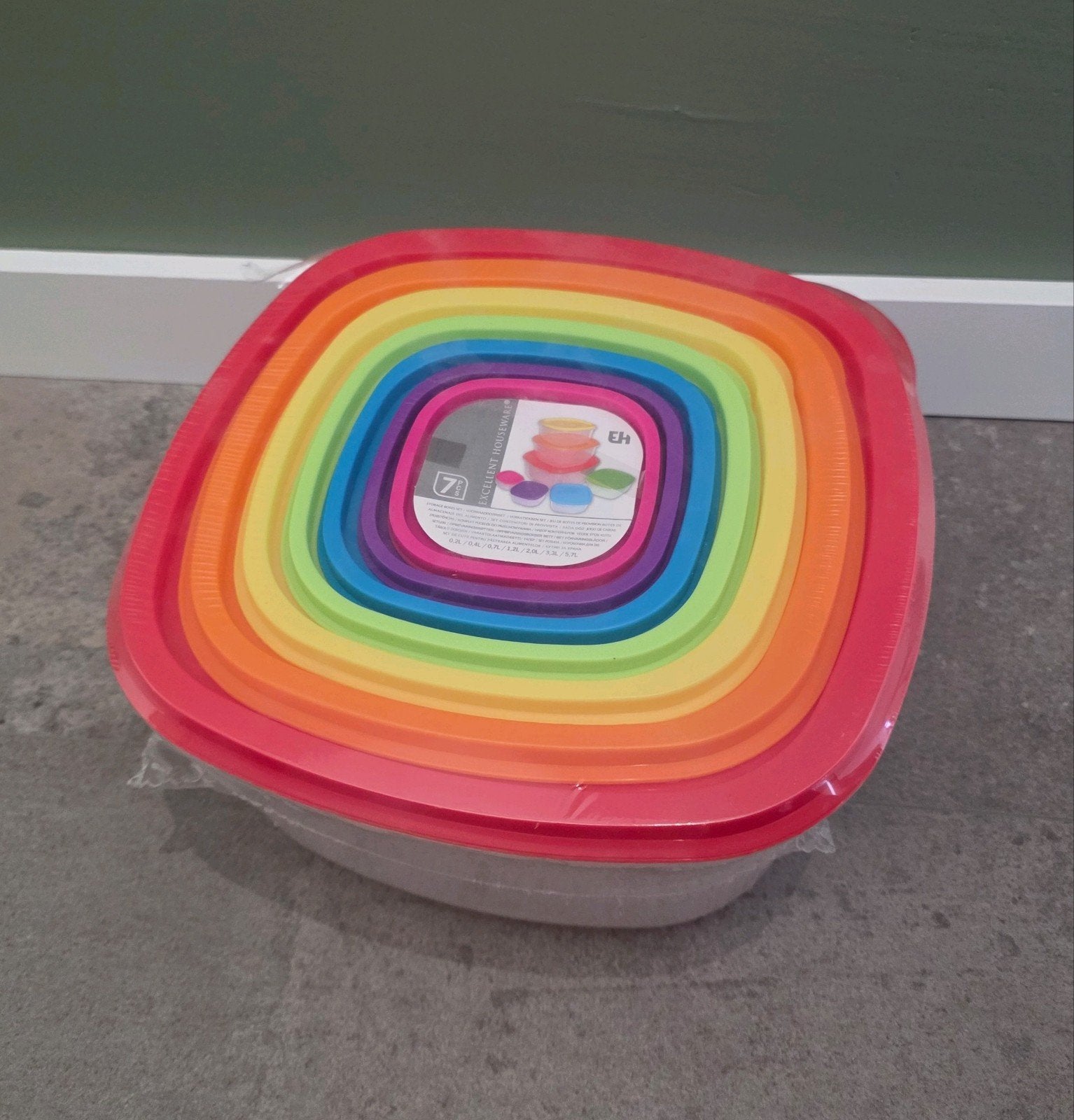 Excellent Houseware vershoud voorraad doos dozen NIEUW, Ophalen of Verzenden, Nieuw