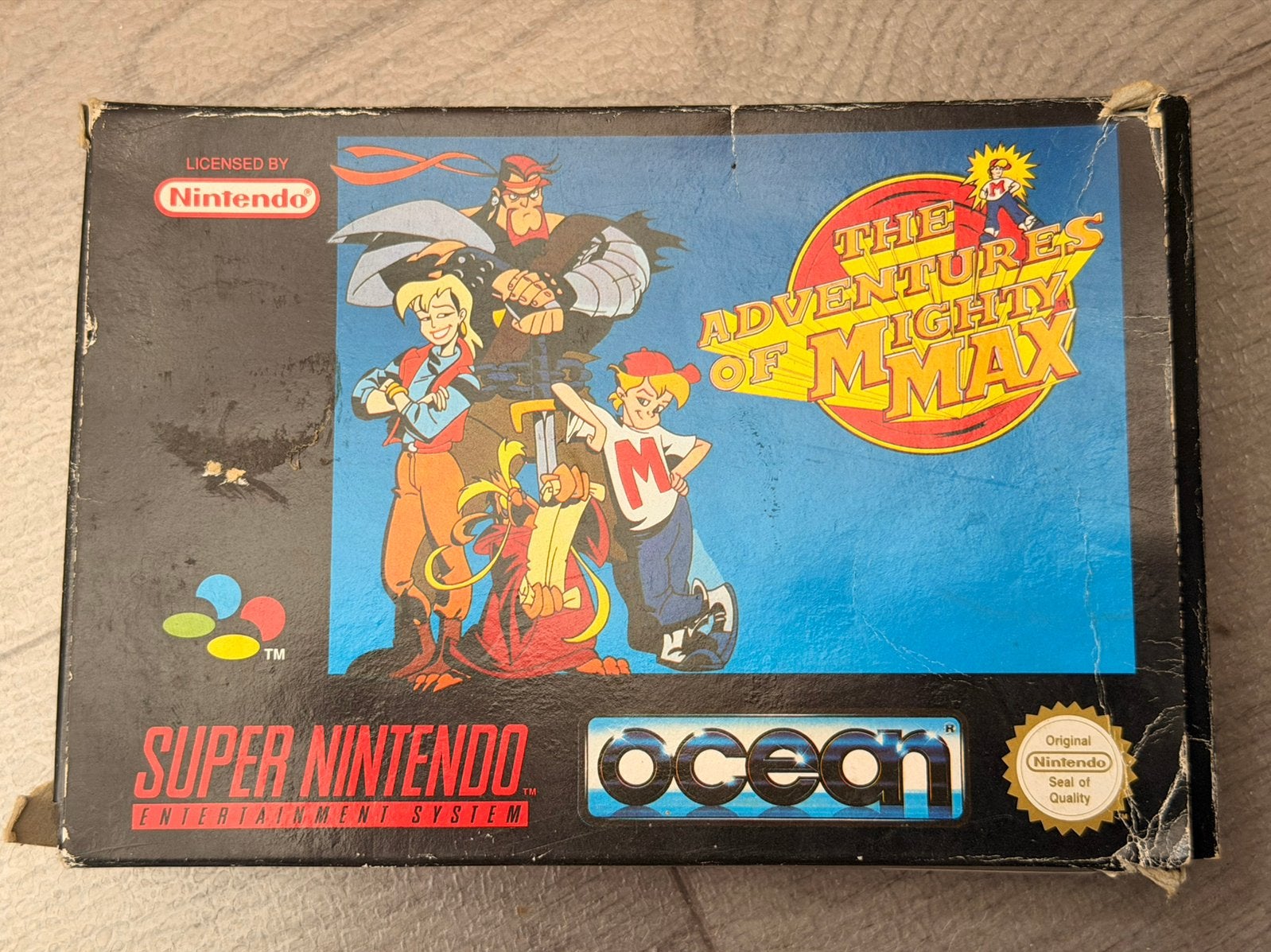 The Adventures of Mighty Max SNES PAL compleet, Avontuur en Actie, 1 speler, Ophalen of Verzenden, Zo goed als nieuw