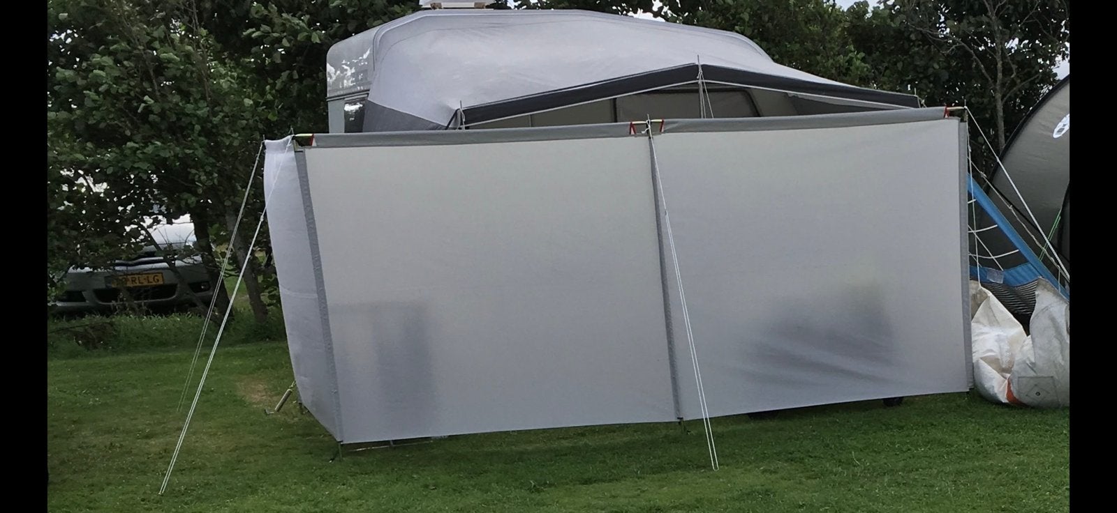 Windscherm Base Camp 5mtr x 1.4mtr, Caravans en Kamperen, Ophalen, Gebruikt