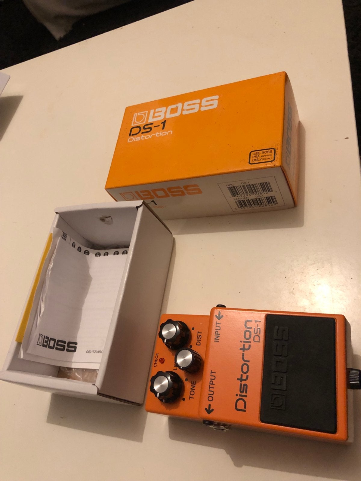 Boss DS-1 Distortion gitaar effectpedaal, Muziek en Instrumenten, Effecten, Ophalen of Verzenden, Zo goed als nieuw, Distortion, Overdrive of Fuzz