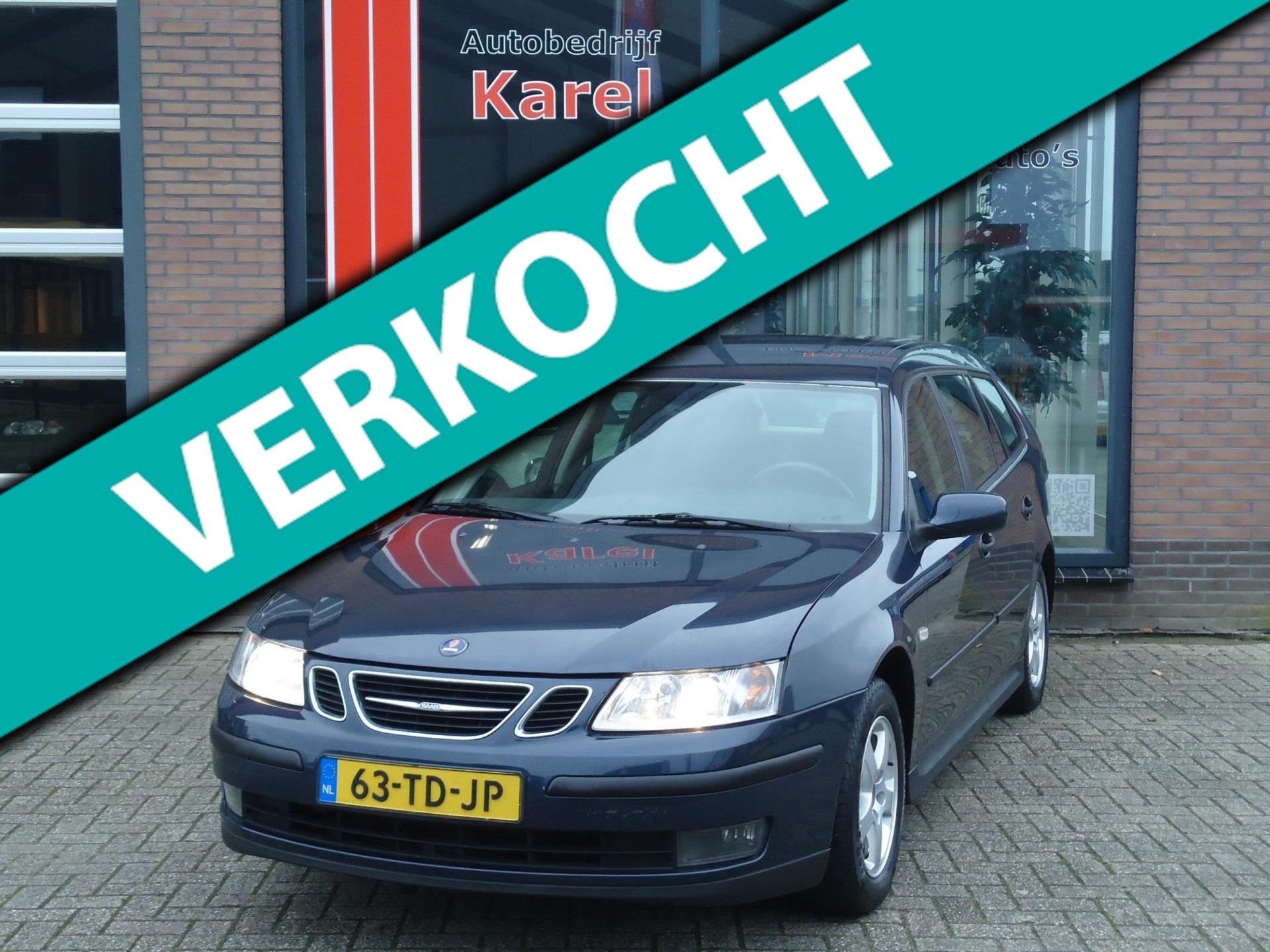 Saab 9-3 Sport Estate 1.8 Linear *CLIMATE CONTROL* *APK T/M, Auto's, Saab, Stof, Gebruikt, 4 cilinders, Blauw