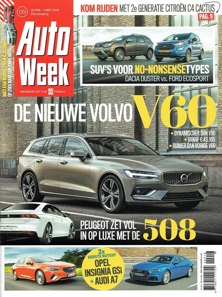 Autoweek 2018 nr. 9 (o.a. Dacia Duster & Ford EcoSport), Boeken, Verzenden, Gelezen, Algemeen